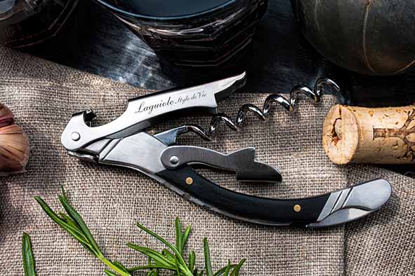 Luxury Line Kurkentrekker Zwart Ebben