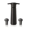 Wine Saver Zwart Met 2X Vacuum