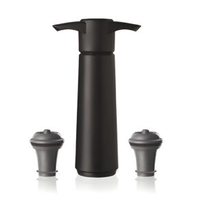 Wine Saver Zwart Met 2X Vacuum
