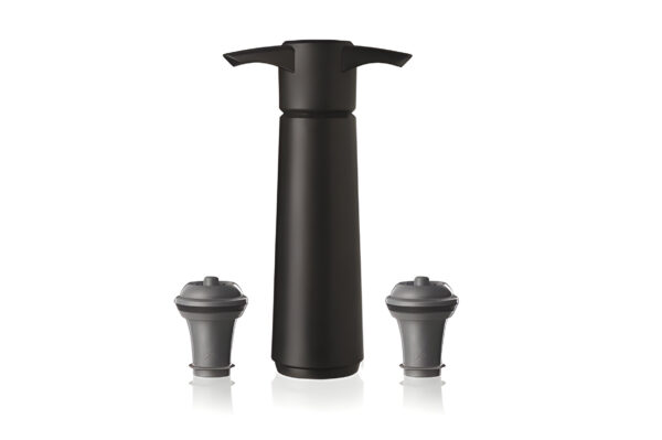 Wine Saver Zwart Met 2X Vacuum