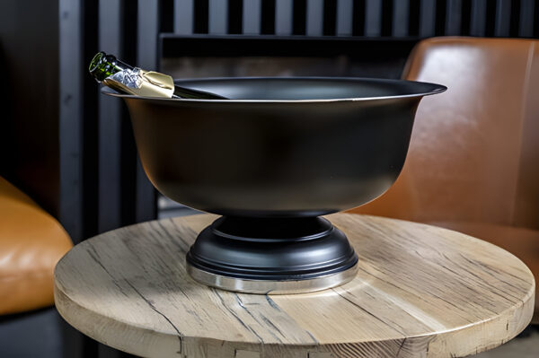 Black Champagne-Emmer Op Voet D41Xh20Cm