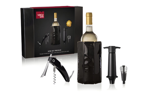 Wijnset Premium 4Pcs Giftbox - Cooler