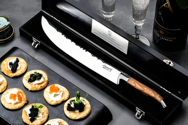 Luxury Line Champagnesabel Olijfhout