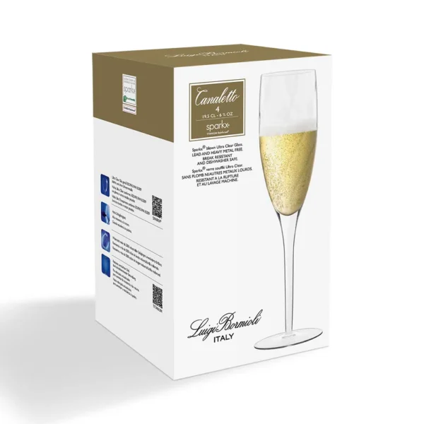 Italiaans Champagneglas | Canaletto | 19,5 cl | set van 4