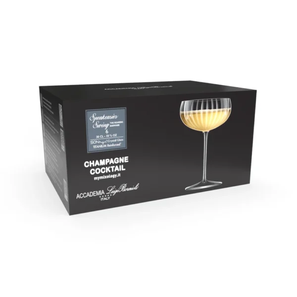 Italiaans Premium Champagne Coupe | Speakeasies Swing | 30 cl | Set van 6