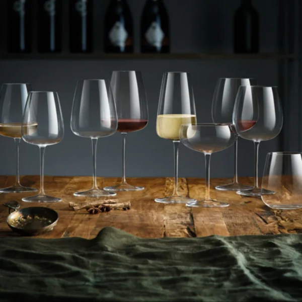 Italiaans Premium Chardonnay Witte Wijn Glas | I Meravigliosi | 45 cl | Set van 6