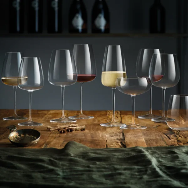 Italiaans Premium Champagne Fluit Glas | I Meravigliosi | 40 cl | Set van 6
