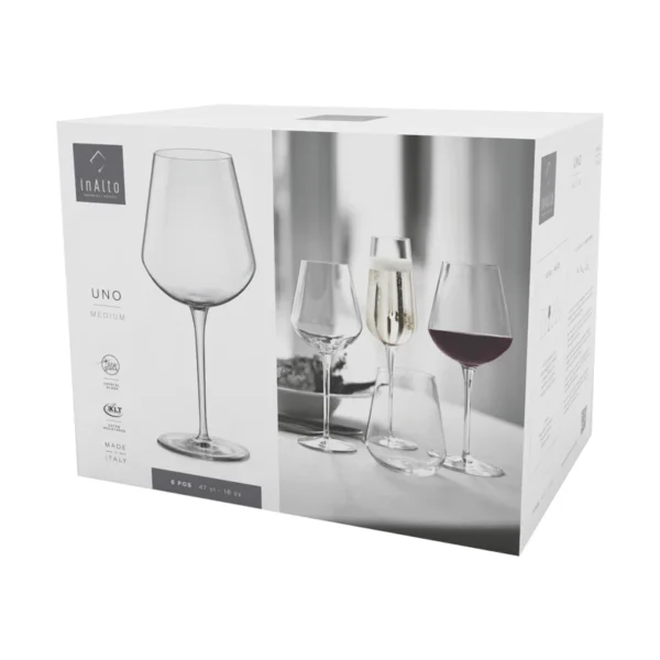Wijnglas medium | Uno Inalto | 47 cl | Set van 6