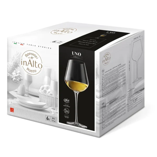 Wijnglas small | Uno Inalto | 38 cl | Set van 6