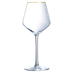 Ultime Goud Boord Wijnglas 38Cl Set 4
