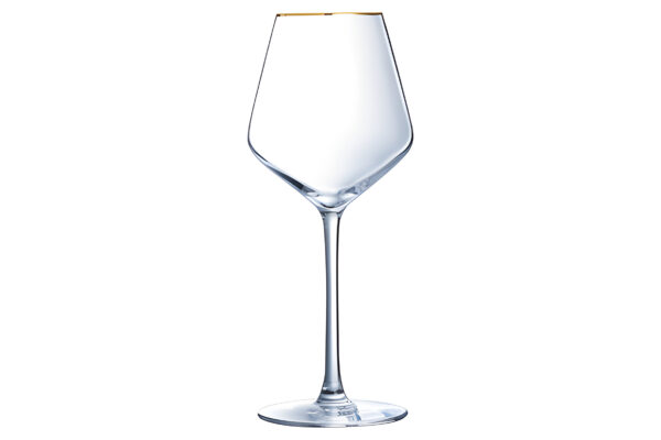 Ultime Goud Boord Wijnglas 38Cl Set 4
