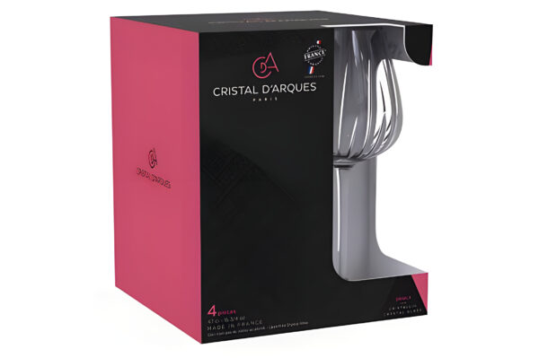 Swirly Wijnglas 47Cl Set4