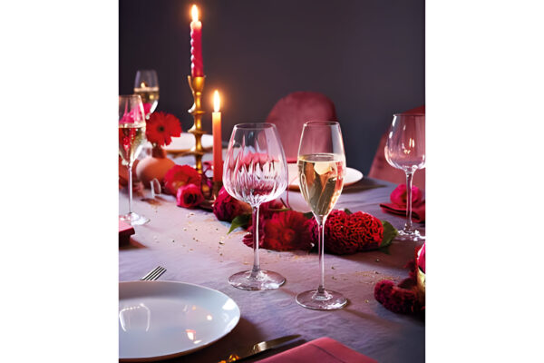 Swirly Champagneglas 24Cl Set4