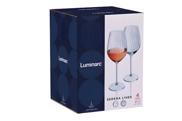 Serena Lines Wijnglas 47Cl Set4D8,7Xh23,2Cm