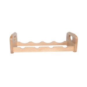 Wijnflessen Rek Hout | Stapelbaar | 45 x 22 x 12,5 cm | 4 Flessen