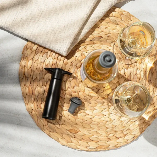 Original Wine Saver | Zwart | Inclusief 2x Vacuum