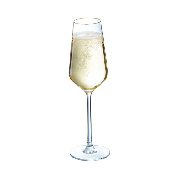 Champagneglas | Ultime Gouden Boord | 23 cl | Set van 4