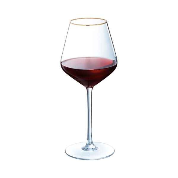 Wijnglas | Ultime Gouden Boord | 47 cl | Set van 4