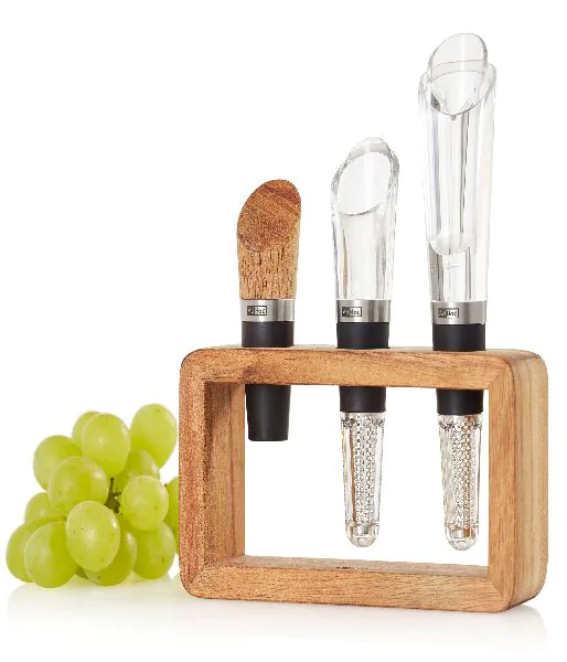 Vine Wijnliefhebbers Set | 3-delig |  Schenker - Stopper - Beluchter